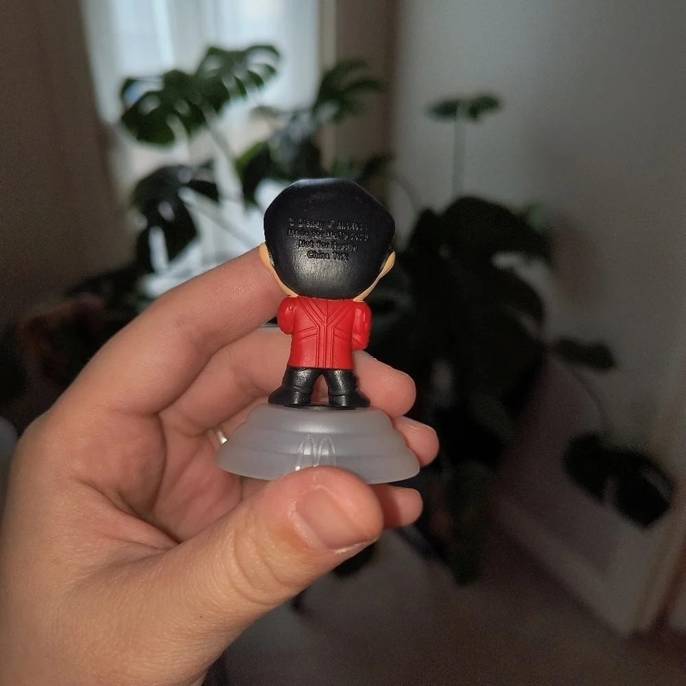 Funko Pop Figure with Red Jacket